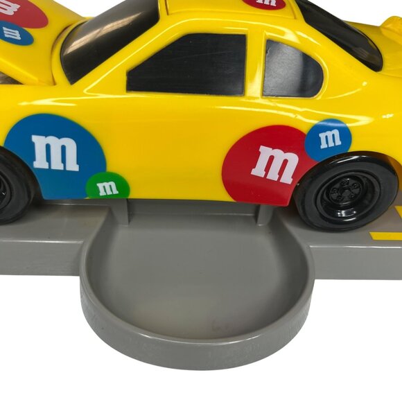 M&Ms Under The Hood Racing Team Toy Car Candy Dispenser Yellow Red - Picture 5 of 8